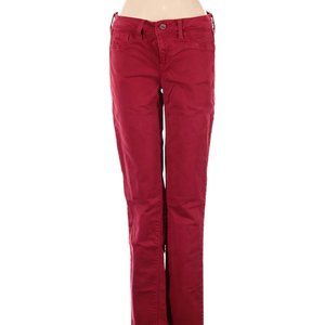 SOLD Design Lab Jeans Red Boot Leg Cut Mid Rise Waist Sz 27 #167